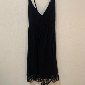 Black mini dress